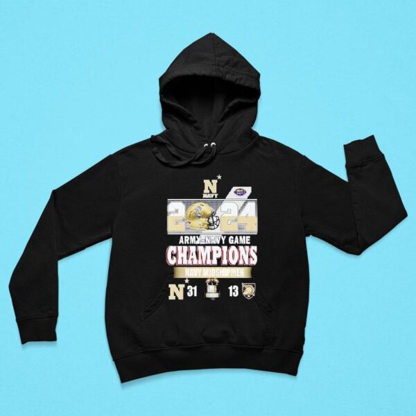 Army Navy Game Champions Navy Midshipmen Hoodie