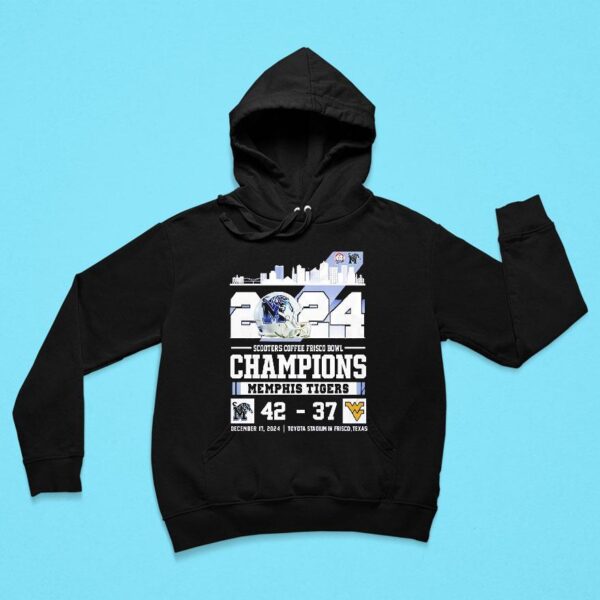 Scooters Coffee Frisco Bowl Champions Memphis Tigers Hoodie