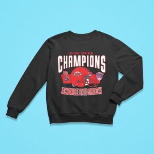 Staffdna Cure Bowl Champions Jacksonville State Gamecocks Helme Sweatshirt