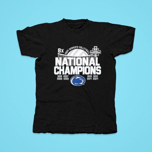 X National Penn State Nittany Lions Women Volleyball Champions Tshirt