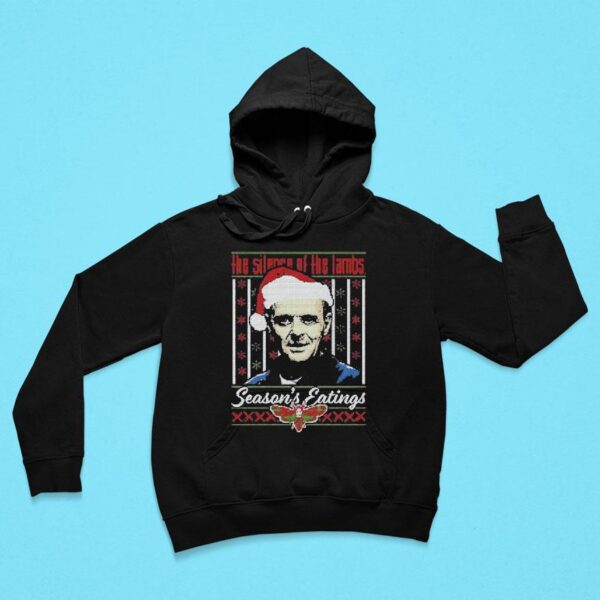 Anthony Hopkins The Silence Of The Lambs Season S Eatings Ugly Christmas Hoodie