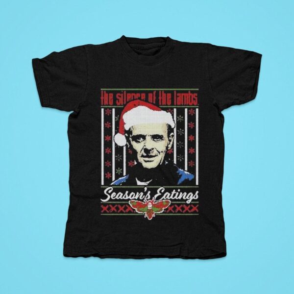 Anthony Hopkins The Silence Of The Lambs Season S Eatings Ugly Christmas Tshirt