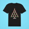 Basenji Dogs Christmas Tree Classic Tshirt