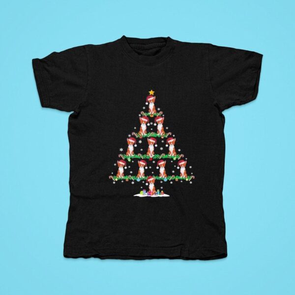 Basenji Dogs Christmas Tree Tshirt