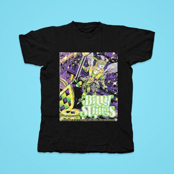 Billy Strings New Orleans Los Angeles Tour Dec New Years Run Tshirt