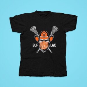 Buf Lax Buffalo Bandits Lacrosse Skull Tshirt