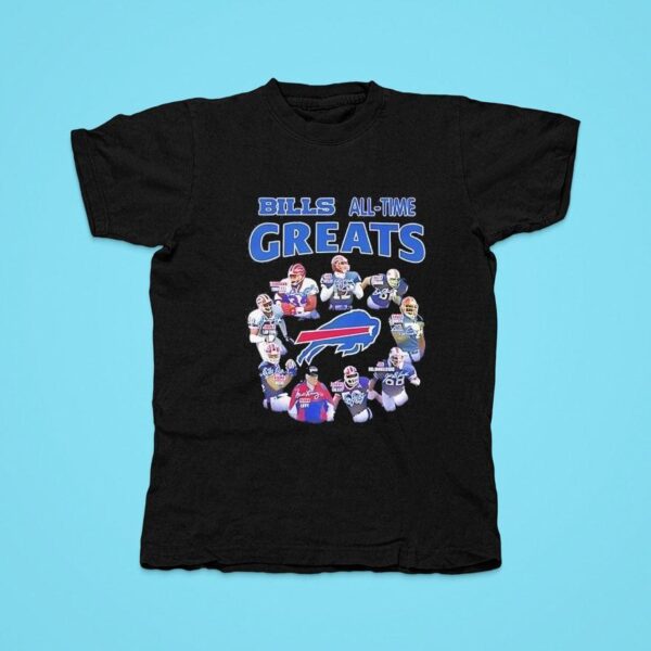 Buffalo Bills All Time Greats Football Tshirt