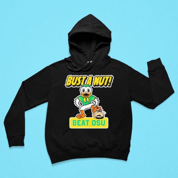 Bust A Nut Beat Osu Oregon Hoodie