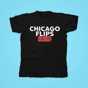 Chicago Flips Red Tshirt