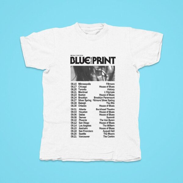 Colde Blueprint World Tour Tshirt