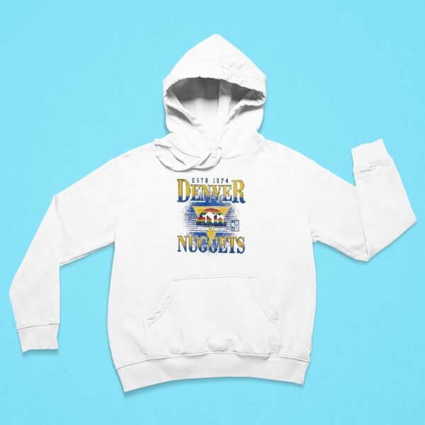 Denver Nuggets Mitchell And Ness Nba Season Pullover Two Sides Hoodie