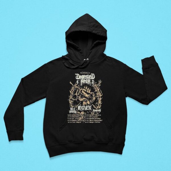 Deserted Fear Veins Of Fire Tour Hoodie