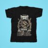 Deserted Fear Veins Of Fire Tour Tshirt