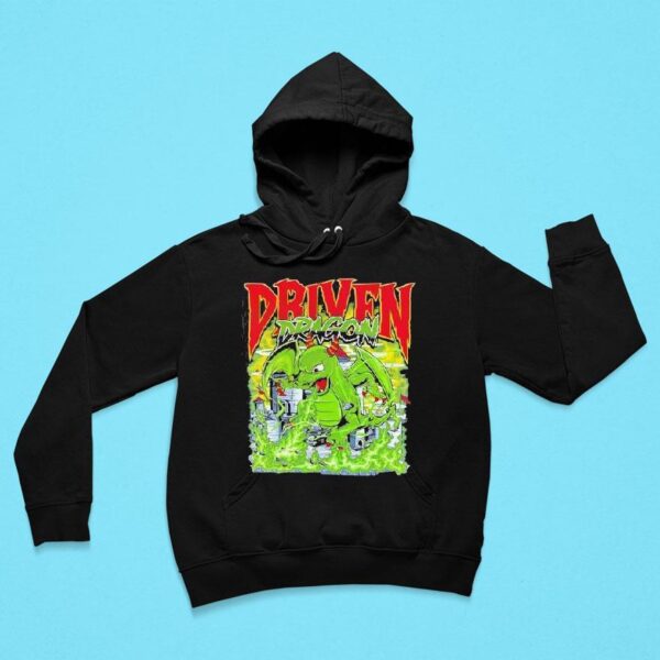 Driven Dragon Cartoon Hoodie