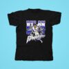 Dylan Edwards Rally Mens Black K State Caricature Fashion Player Tshirt