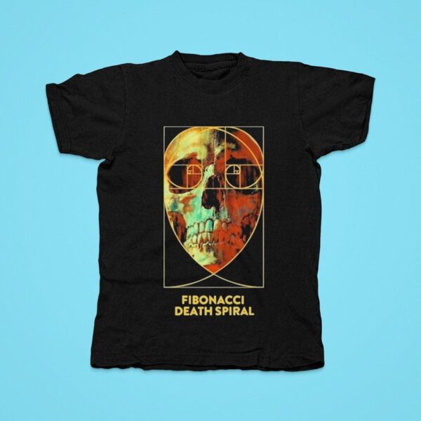 Fibonacci Death Spiral Skull Tshirt