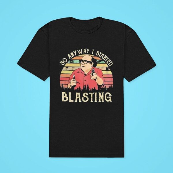 Frank Reynolds So Anyway I Started Blasting Vintage Classic Tshirt