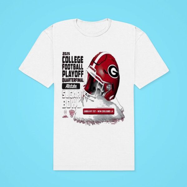 Georgia Bulldogs College Football Playoff Allstate Sugar Bowl January St New Orleans La Ncaa Bowl Games Classic Tshirt