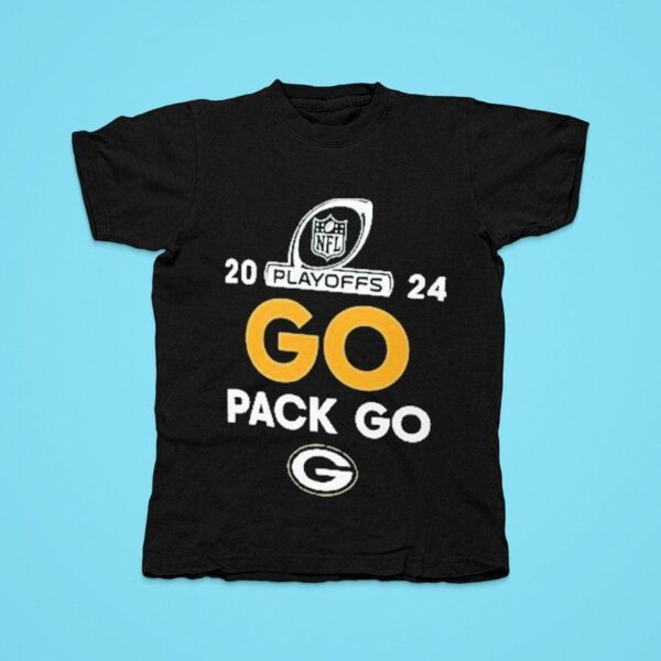 Green Bay Packers Go Pack Go Nfl Playoffs Tshirt