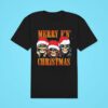 Guns N Roses Merry F N Christmas Skull Classic Tshirt