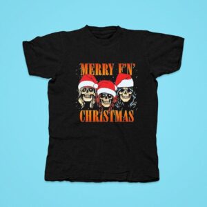 Guns N Roses Merry F N Christmas Tshirt