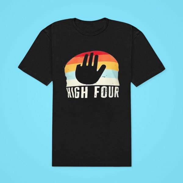 High Four Vintage Classic Tshirt