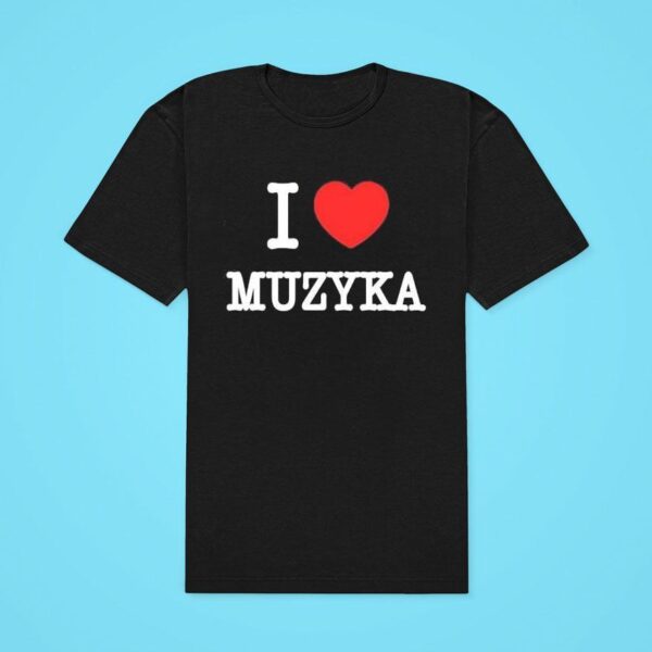 I Love Muzyka Classic Tshirt