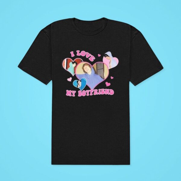 I Love My Boyfriend Valentine S Day Classic Tshirt