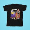 I M A Daniels Lsu Tigers On Saturdays X Burrow Cincinnati Bengals On Sundays Fan Signature Tshirt