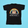 I Wish Cars Were Real Cat Rainbow Tshirt