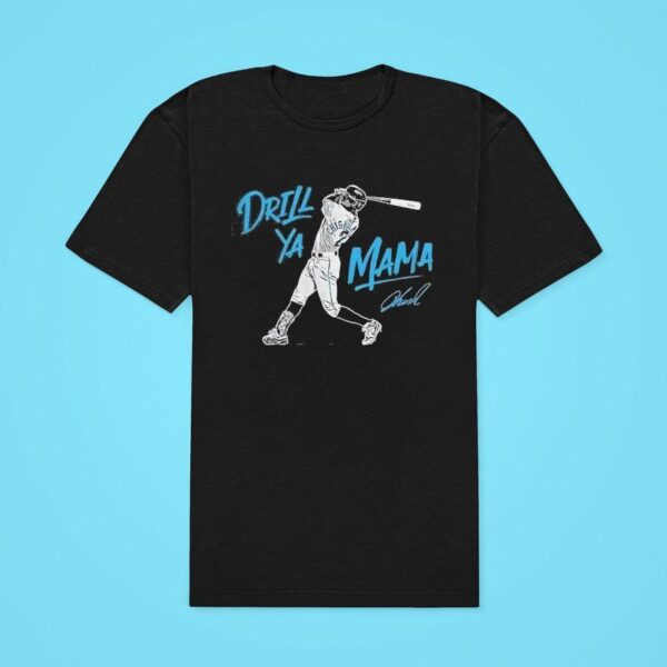 Jazz Chisholm Jr Drill Ya Mama Miami Marlins Signature Vintage Classic Tshirt