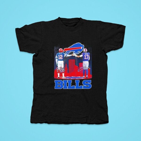 Jim Kelly Josh Allen Bills Tshirt