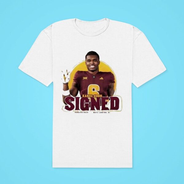 Kanye Udoh Signned Running Back Mays Landing Nj Classic Tshirt