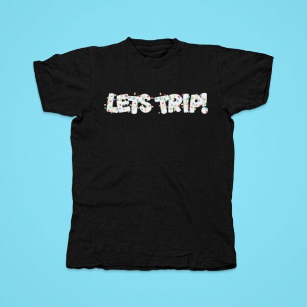 Let S Trip Lights Holiday Christmas Tshirt