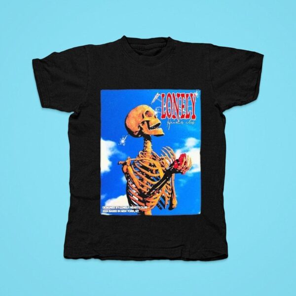 Lonely Hearts Club Forever And Always Skeleton New York Tshirt