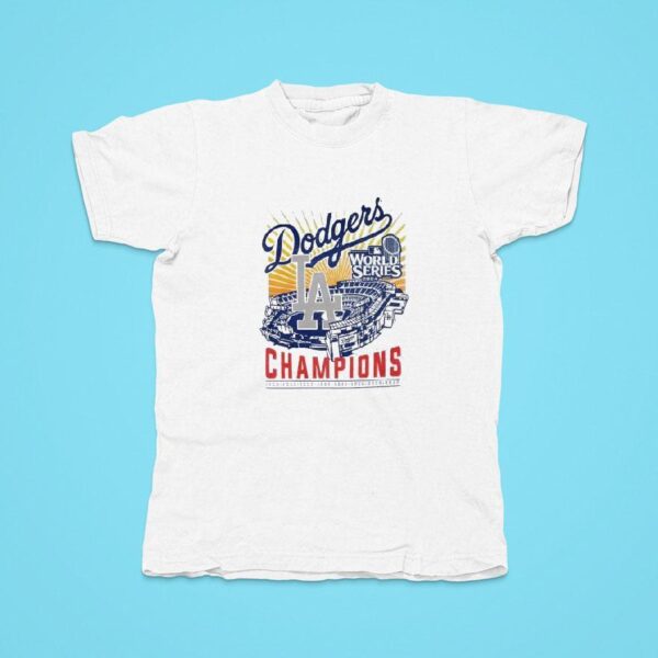 Los Angeles Dodgers New Era World Series Champions Tshirt