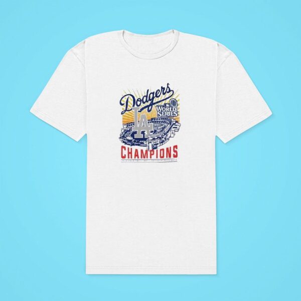 Los Angeles Dodgers New Era World Series Champions Tshirt