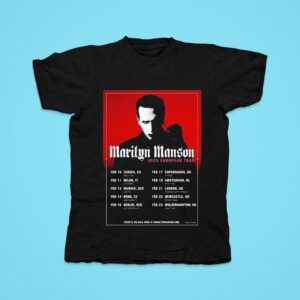 Marilyn Manson European February Tour Tshirt