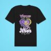 Minnesota Vikings In My Veins Jesus In My Heart Diamond Tshirt