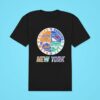 New York Knicks X New York Rangers X New York Mets X New York Jets Team Logo Classic Tshirt