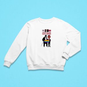 Obama Blows Gay Apes Sweatshirt