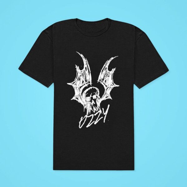 Ozzy Osbourne Bat Sketch Classic Tshirt