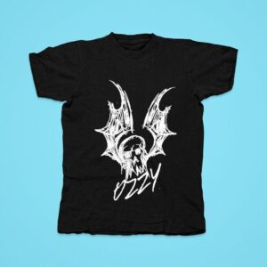 Ozzy Osbourne Bat Sketch Tshirt