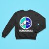 Pennsylvania Philadelphia Eagles Vs Penn State Nittany Lions Logo Sweatshirt