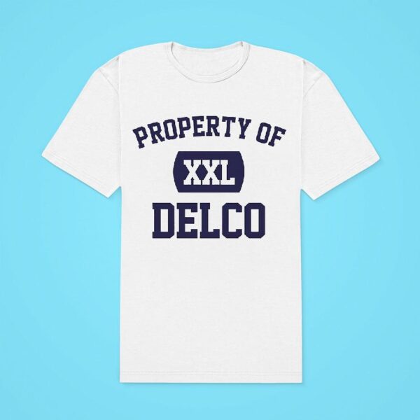 Property Of Delco Xxl Tshirt