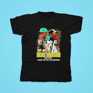 Rickey Henderson Oakland Athletics Thank You For The Memories Signature Tshirt