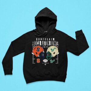 Roofclaim Boca Raton Bowl Syracuse Orange Vs South Florida Bulls Football Hoodie