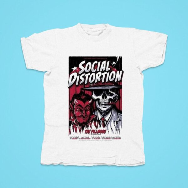 Social Distortion Geary At Fillmore December Tshirt