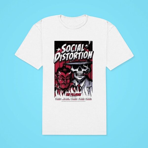 Social Distortion Geary At Fillmore December Tshirt