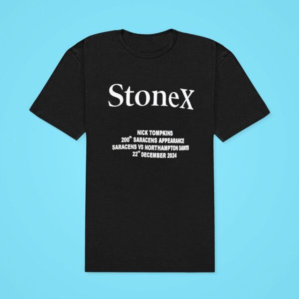 Stonex Nick Tompkins Th Saracens Appearance Saracens Vs Northampton Saints Nd December Classic Tshirt